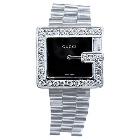 gucci g diamond watch 1.01ct|men's gucci watch diamond bezel.